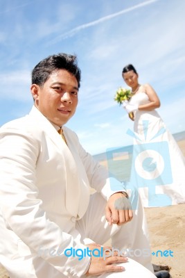 Bride And Groom Stock Photo