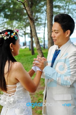 Bride And Groom Stock Photo