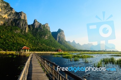 Bridge Of Sam Roi Yod National Park Stock Photo