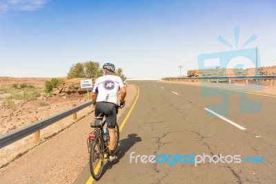 Bridge Over Fish River In Namibia Stock Photo