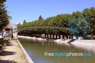 Bridge Rainbow Stock Photo