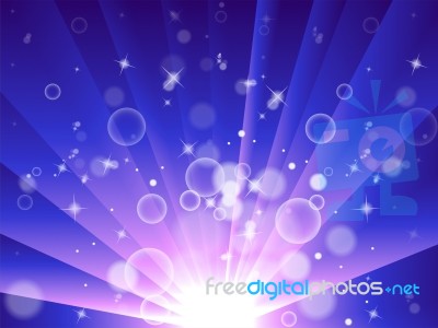 Bright Background Shows Blinking Diffusion Or Blurred Effect
 Stock Image