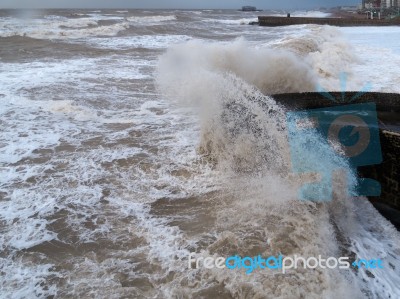 Brighton After The Storm Stock Photo