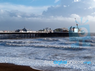 Brighton After The Storm Stock Photo