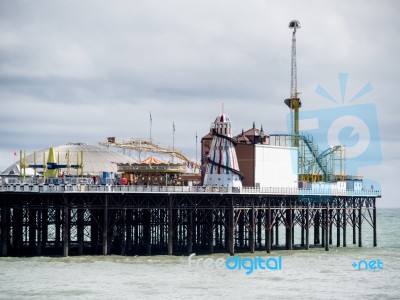 Brighton, East Sussex/uk - May 24 : View Of Brighton Pier In Bri… Stock Photo
