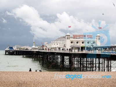 Brighton, East Sussex/uk - May 24 : View Of Brighton Pier In Bri… Stock Photo