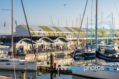 Brighton Marina Yacht Club In Brighton Stock Photo