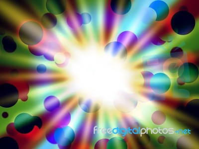 Brilliant Dots Background Shows Round Shapes And Light
 Stock Image