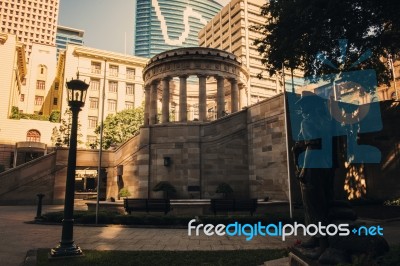 Brisbane, Australia - Thursday 17th August, 2017: View Of Anzac Square War Memorial In Brisbane City On Thursday 17th August 2017 Stock Photo