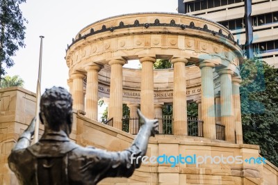 Brisbane, Australia - Thursday 17th August, 2017: View Of Anzac Square War Memorial In Brisbane City On Thursday 17th August 2017 Stock Photo