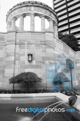 Brisbane, Australia - Thursday 17th August, 2017: View Of Anzac Square War Memorial In Brisbane City On Thursday 17th August 2017 Stock Photo