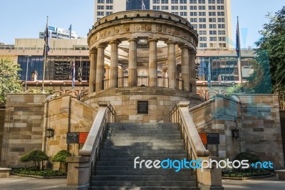 Brisbane, Australia - Thursday 17th August, 2017: View Of Anzac Square War Memorial In Brisbane City On Thursday 17th August 2017 Stock Photo