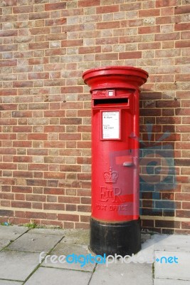 British Postbox Stock Photo