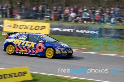 British Touring Car Championship Race March 2014 Stock Photo