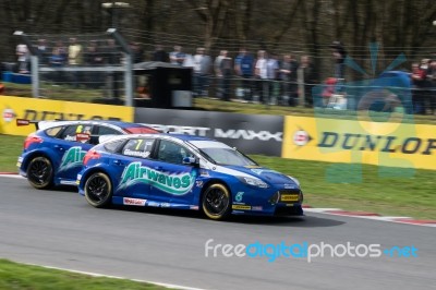 British Touring Car Championship Race March 2014 Stock Photo