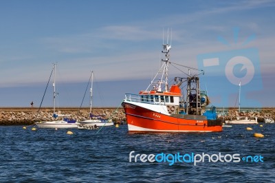 Brixham Harbour Stock Photo