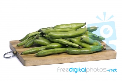 Broad Beans Stock Photo