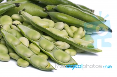 Broad Beans Stock Photo