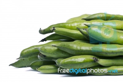 Broad Beans Stock Photo