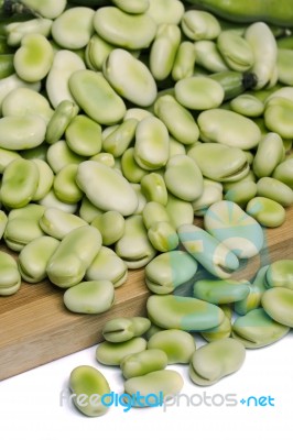 Broad Beans Stock Photo