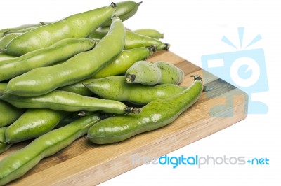 Broad Beans Stock Photo