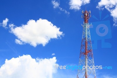 Broadcast Tower Stock Photo