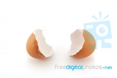 Broken Egg Stock Photo