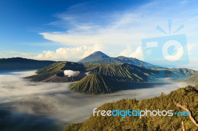 Bromo Mountain Stock Photo