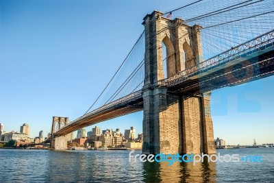 Brooklyn Bridge, New York City Stock Photo