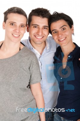 Brother And Sisters Stock Photo