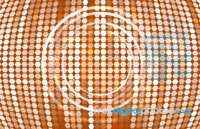 Brown Circular Shape Abstract Background Stock Image