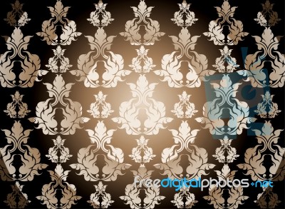 Brown Color Art Pattern Stock Image