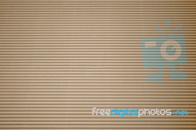 Brown Corrugated Cardboard Stock Photo