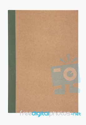 Brown Cover Notebook Recycle Paper Stock Photo