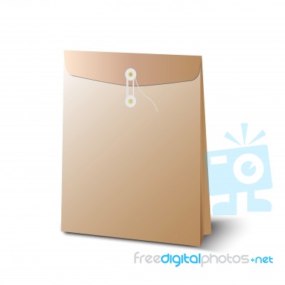 Brown Envelope A4 Stock Image