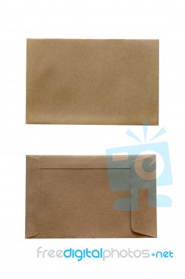 Brown Envelopes Stock Photo