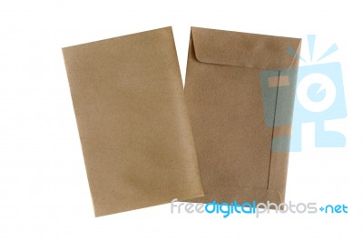 Brown Envelopes Stock Photo