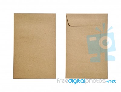 Brown Envelopes Stock Photo