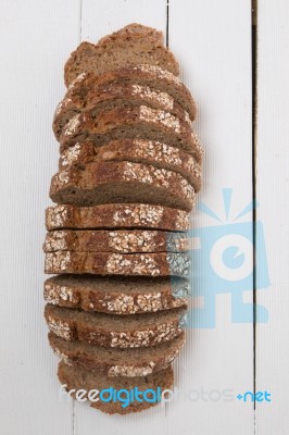 Brown Grain Bread Stock Photo