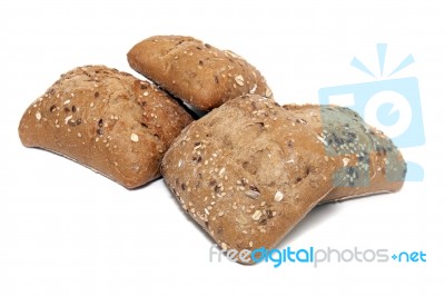 Brown Grain Buns Stock Photo