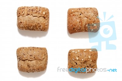 Brown Grain Buns Stock Photo