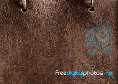 Brown Leather Stock Photo