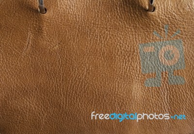 Brown Leather Texture Stock Photo