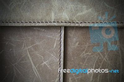 Brown Nubuck Leather Texture Stock Photo