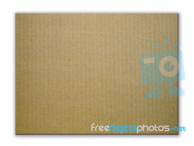 Brown Paper Card Board Stock Photo