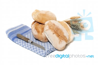 Brown Simple Buns Stock Photo