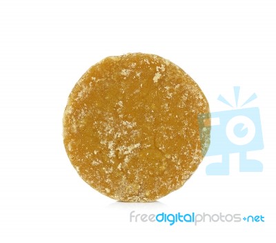 Brown Sugar Isolated On A White Background Stock Photo