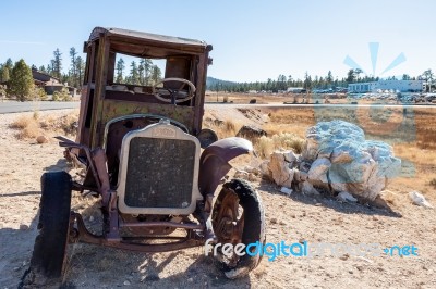 Bryce, Utah/usa - November 5 : Old Truck At Bryce In Utah On Nov… Stock Photo