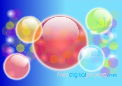 Bubble Background Stock Image