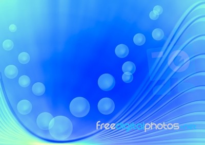 Bubbles With Curve Backdrop Stock Image